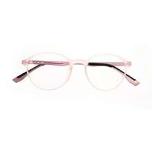 Ultralight Retro Small Oval Glasses Man And Women Rubber Titanium High Quality Protect Eyeglasses Frame Suitable For Daily Wear Transparent Glasses - A - View 10
