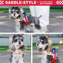 DomKim Saddle Style No Pull Dog Harness With Back Control Handle, Thick Soft Padded Escape Proof Vest Harness, Adjustable Durable Pet Chest Strap, Reflective Walking Gear For Small Medium Large Dogs Outdoor Hiking Daily Stroll - Multicolor - View 7