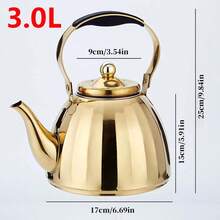 Teko Teh Stainless Steel, Desain Portabel untuk Penggunaan di Luar Ruangan, Dengan Saringan Pembersih yang Dapat Dilepas, Gaya Modern, Cocok untuk Berkemah, Pertemuan Keluarga dan Makan Malam, Ideal untuk Pecinta Kopi dan Teh, Juga Hadiah Terbaik untuk Natal dan Thanksgiving - MultiWarna - View 19