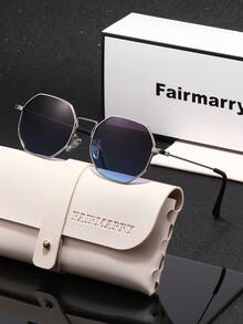 Kacamata Hitam Wanita Fairmarry 1 Pasang dengan Motif Geometris, Desain Merek Fashion, Dilengkapi dengan Kotak Penyimpanan dan Kain Pembersih, Cocok untuk Liburan, Aktivitas Luar Ruangan, Gaya Jalanan, dll. - MultiWarna - View 5