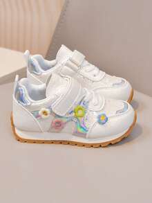 1 Pair Baby Outdoor Walking Shoes - Silver - View 4