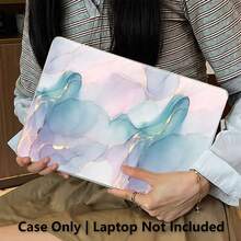 1pc Protective Case, Dreamy Marble Pattern UV Printed, Laptop Protective Cover, Minimalist Lightweight Durable Protective Case Suitable For 13-Inch Neo Laptop Protective Case A3404 Model/ Air Pro 13.3 13.6 14.2 15.3 16.2 Inch/ Matebook D14/D16 - View 3