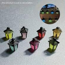 7-Color Glow-In-The-Dark Mini Light Micro Landscape Ornament, No Electricity Required Solid Resin Waterproof & Sun-Resistant, Healing Fairy Tale Style, Suitable For Garden Yard Balcony DIY Landscaping And Holiday Atmosphere Decoration Craft - A - View 10