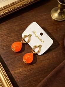 2pcs European And American Fashion Simple Elegant Water Drop Pendant Earrings For Women Daily Wear Jewelry Gift - Teardrop Earrings - View 15