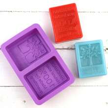 Xingfushu Decorative Embossed Pattern Reusable Flexible DIY Handmade Mold, Suitable For Customized Handmade Soap Making - Multiple Styles - View 3