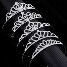 Crystal Crown Hair Accessory, Silver Princess Headband Suitable For Wedding, Birthday, Ball, Pageant, Bridal Hair Accessory For Women - Multicolor - View 1