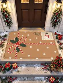 Santa Claus Welcome Doormat, Christmas Doormat, New Year Doormat, Housewarming Doormat - A - View 5