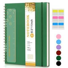 Spiral Notebook Diary A4 Large Size Notebook Suitable For Men And Women, College Lined Inner Page Diary, Hardcover Spiral Bound Diary, Suitable For Work And School Writing Notes - A4 - View 8