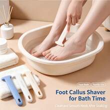 Professional Foot Dead Skin Remover, T-Shaped Callus Shaver, Heel And Sole Scraper For Hard Skin, Corns And Calluses, Household Pedicure Tool - A - View 2