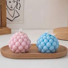 2pcs Premium 3D Foam Candle Silicone Molds - Suitable For DIY Handmade Spherical Resin Crafts, Easy Release, Durable Design, Perfect For Home Decor And Handmade Candles, Candle Molds - Foam - View 8