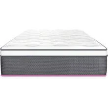 Colchón Individual Híbrido 28 cm 190x100x28 cm | Muelles ensacados + Espuma viscoelástica con Eurotop | Firmeza Media Hipoalergénico y Antiácaros | Colchón en Caja con 5 Años de Garantía | para Dormir Mejor - Blanco - Ver 4