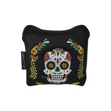 Golf Mallet Putter Cover, Sugar Skull Embroidered Square Putter Headcover, Premium PU Leather Magnetic Closure Golf Club Head Cover For Mallet Putters, Golf Gift For Men Women - Skull Mallet - View 9