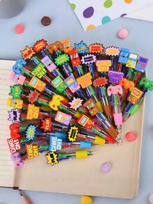 20/10/5/1pc - Set Pena 4 Warna Gaya Konsol Game Mini Berwarna-warni, Pena Ballpoint 4-in-1, Set Hadiah Anak, Hadiah Baby Shower, Hadiah Ulang Tahun, Perlengkapan Kantor & Sekolah, Hadiah Favorit Anak, Hadiah Seru, Natal, Kembali ke Sekolah - MultiWarna - View 7