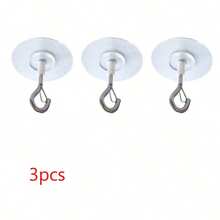 5/3/1pc Self-Adhesive Hanging Hook, Heavy-Duty Wind-Resistant Screw Hook, Suitable For Outdoor Garden Flower Pot Hanging Bracket - Multicolor - View 10