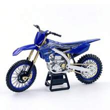 1:36 Scale Alloy Off-Road Motorcycle Model, Movable Parts, Collectible Motorcycle Ornament, Desktop Decor, Christmas Gift, New Year Gift - Multicolor - View 4