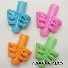 3pcs Student Pencil Grip Corrector Set Kindergarten Elementary School Writing Posture Correction Soft Rubber Pen Holder - Sets - View 7