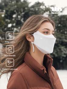 Beneunder Multi-Chamber High Wind-Resistance Warm Mask PM000 - Blue Smoke Grey - View 1