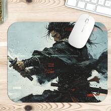 1pc Dark Fantasy Dragon Gaming Mouse Pad, Black Gray Red Abstract Warrior Artwork, Large Extended Desk Mat For Keyboard And Mouse, Non-Slip Computer Desk Pad For Gaming Room And Office Setup - View 6