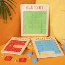 Huarongdao - 1pc - Huarongdao Digital Sliding Puzzle, Classic Brain Game, Smooth Sliding Blocks, Clear Number Markings, Portable Handheld Logic Challenge Game - Stress Relief Toy - Desktop Interactive Game - Best Gift - Multicolor - View 5