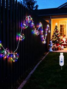 Lampu Hias LED Bentuk Kembang Api, Lampu Strip Berubah Warna RGB, Cocok untuk Dekorasi Rumah, Kamar Tidur, Dapur, TV, Pesta Liburan, Natal - M32 - Senar Kembang Api - View 3