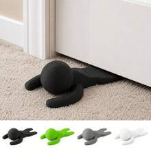 1pc Funny Crawling Man Door Stopper, Creative Human-Shaped Door Wedge, Anti-Slip Anti-Wind Door Block, Decorative Door Stopper For Bedroom, Office And Home Security Protection - Multi-color - View 6