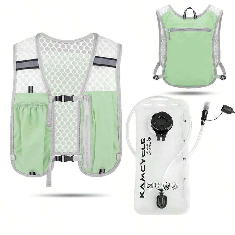 Running Vest Backpack For Women Men Lightweight Hydration Vest Backpack With 500ml Water Bottle For Marathons Trail Running Cycling Hiking - Backpack + 2L Water Bag - View 1