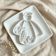 Blessing Angel Shaped Clay Polymer Cutter, Suitable For Making Hanging Decorations And Jewelry Trays, Used For Placing Rings And Earrings, And Photographing Small Items - White - View 3