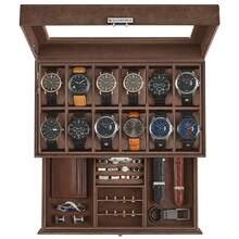 Watch Boxes & Organizers - Brown - View 1