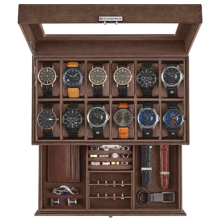 Watch Boxes & Organizers - Brown - View 1