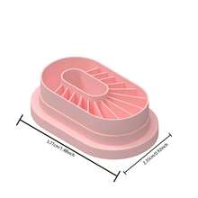 Luxury Vintage Geometric Pattern Polymer Clay Cutting Mold, Vintage Geometric Frame With Radial Fan-Shaped Engraved Design, DIY Handmade Earring Pendant Brooch Making Tool, Compatible With Polymer Clay, 3D Printed, Clean Cut, Handmade Jewelry Floral DIY Craft Accessories - Geometric - View 15