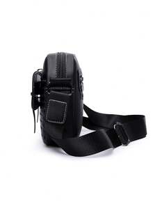PU Crossbody Bag Unisex Japanese Style Ins Fashion Multifunctional Phone Small Shoulder Bag Casual Minimalist Backpack Camera Bag Side Bag Holiday - Crossbody Bag - View 7