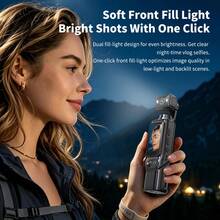 Action Camera, 2-Inch HD Video Recorder, Portable Video Recording Device, Handheld POV Pocket Sports Gimbal Camera, 1080P Anti-Shake 180° Rotating Lens Camera, Law Enforcement Body Camera, USB-C Charging, 2-Inch CMOS, Perfect For Video And Video Recording, Ideal For Life Recording And Travel, Student Gift - View 8