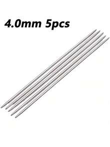 5pcs 20CM Stainless Steel Double-Ended Straight Knitting Needles 2-5MM Suitable For Sweater Knitting Projects - Multi-color - View 13