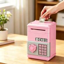 Celengan Mekanik Ekstra Besar, Desain Klasik, Detail Realistis, Putar Dial untuk Membuka, Tepi Halus Tanpa Gerigi, Kapasitas Besar, Cocok Sebagai Hadiah Ulang Tahun, Hadiah Liburan, Halloween, Hadiah Natal - MultiWarna - View 7