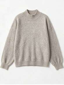 SEREN Women's Soft Knit Sweater, Long Sleeve Regular Fit Pullover, Autumn/Winter Wardrobe Essential - Yan - View 7