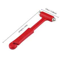 Long Handle Solid Car Window Breaker Escape Hammer, Multi-Function Vehicle Safety Tool, Quick Glass Breaking, Car Interior Roadside Emergency Survival Kit - Standard - View 8