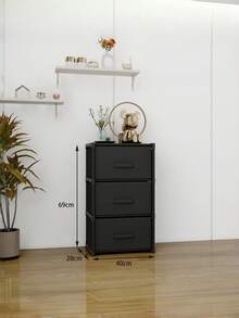 1 Pack Multi-Drawer Sturdy Freestanding Fabric Storage Dresser Cabinet, Modern Neutral Color Vertical Drawer Organizer Unit With Handles For Bedroom Hallway Closet Entryway, Christmas Thanksgiving Home Organization Gift - Multicolor - View 16