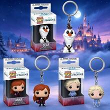1pc Pocket Pop Frozen 2 Keychain, Anna Olaf Mini Vinyl Figure Bag Charm ...