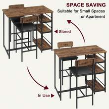 Dining Table & Chair Sets - Brown - View 6