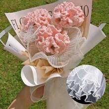 1 Pack/5 Packs Wave Gauze Flower Wrapping Mesh Pleated Gauze Net - Multiple Styles - View 10