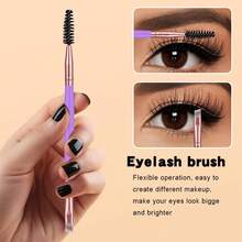 25pcs And 1pc Gift Makeup Brushes Set, Soft Dense Cosmetic Brushes For Foundation Powder Blush Eyeshadow Concealer Contour Highlight, Complete Face & Eye Makeup Brush Kit, Handles For Makeup Beginners And Daily & Party Makeup Application - Multicolor - View 5