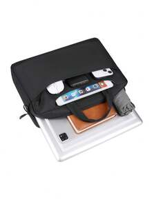 Shock-Proof Design, Unisex Briefcase, 2 Colors Available, 2 Sizes Fit 14-Inch And 16-Inch Laptops, Suitable For Travel And Commute - Laptop Bag - View 6