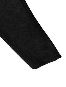Men's Autumn/Winter Fleece Casual Jacket, Stand Collar Fleece Outerwear With Zipper Pockets, Suitable For Outdoor And Daily Wear - Black - View 4