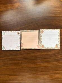 3 Packs, Brown Christmas Gingerbread Man Shaped Square Sticky Notes, Self-Adhesive Memo Pads, Suitable For Student Learning, Office Decoration, Christmas Gift, And DIY Crafts. - Multicolor - View 11