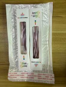 6/12 buah Lilin Ulang Tahun Warna-warni Melengkung Warna Rose Gold, Dekorasi Kue, Perlengkapan Kue - Beraneka warna - View 13