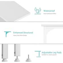 Desk And Drawer Storage - White - View 4