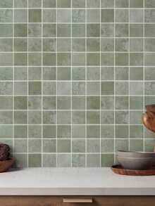 1/10/20 miếng tấm ốp tường mosaic 3D dán tường bóc dán, gạch ốp tường tự dính trang trí bếp và phòng tắm - Hình dán tường - Xem 9