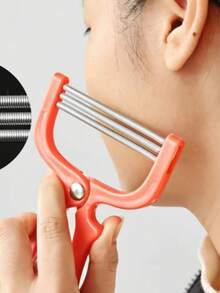 1 قطعة أداة إزالة شعر الوجه للنساء بنوع الزنبرك، تقنية الزنبرك لطيفة وفعالة، مناسبة لشعر الوجه الناعم، الذقن، الخدود، الشفة العليا، أداة إزالة الشعر قبل المكياج، الجمال اليومي، تصميم عصري، محمولة، مناسبة كهدية - أنماط مختلفة - مشاهدة 2