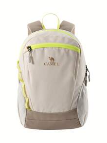 CAMEL CROWN 可折疊大容量旅行背包，短途旅行、健身收納袋 - 沙礫杏 - 查看 8