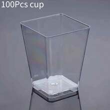 10/25/50/100pcs 5oz Clear Dessert Cups, Meal Prep And Portion Control, Individual Mini Containers For Greek Yogurt, Protein Pudding, Overnight Oats And Snacks, Tight-Fitting Lids Keep Everything Fresh, Stackable For Fridge - Transparent - View 12